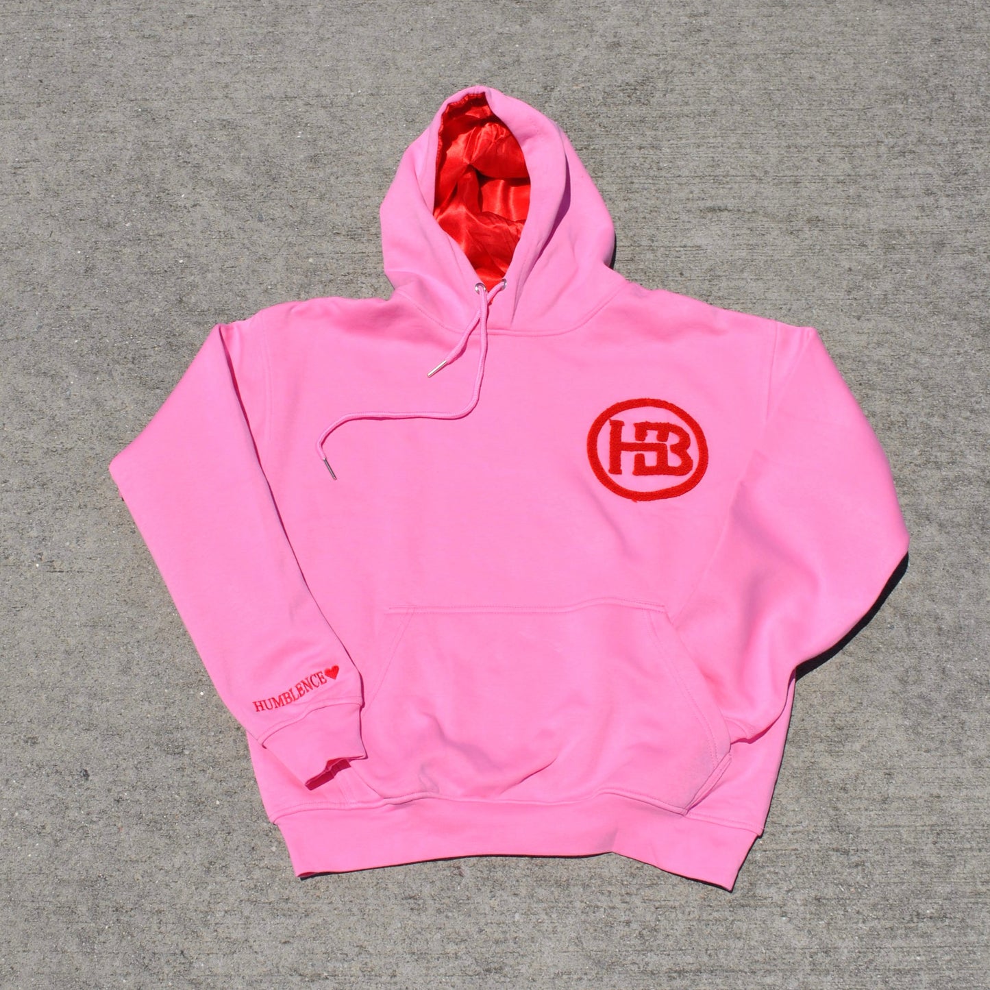 Sudadera con capucha rosa de San Valentín