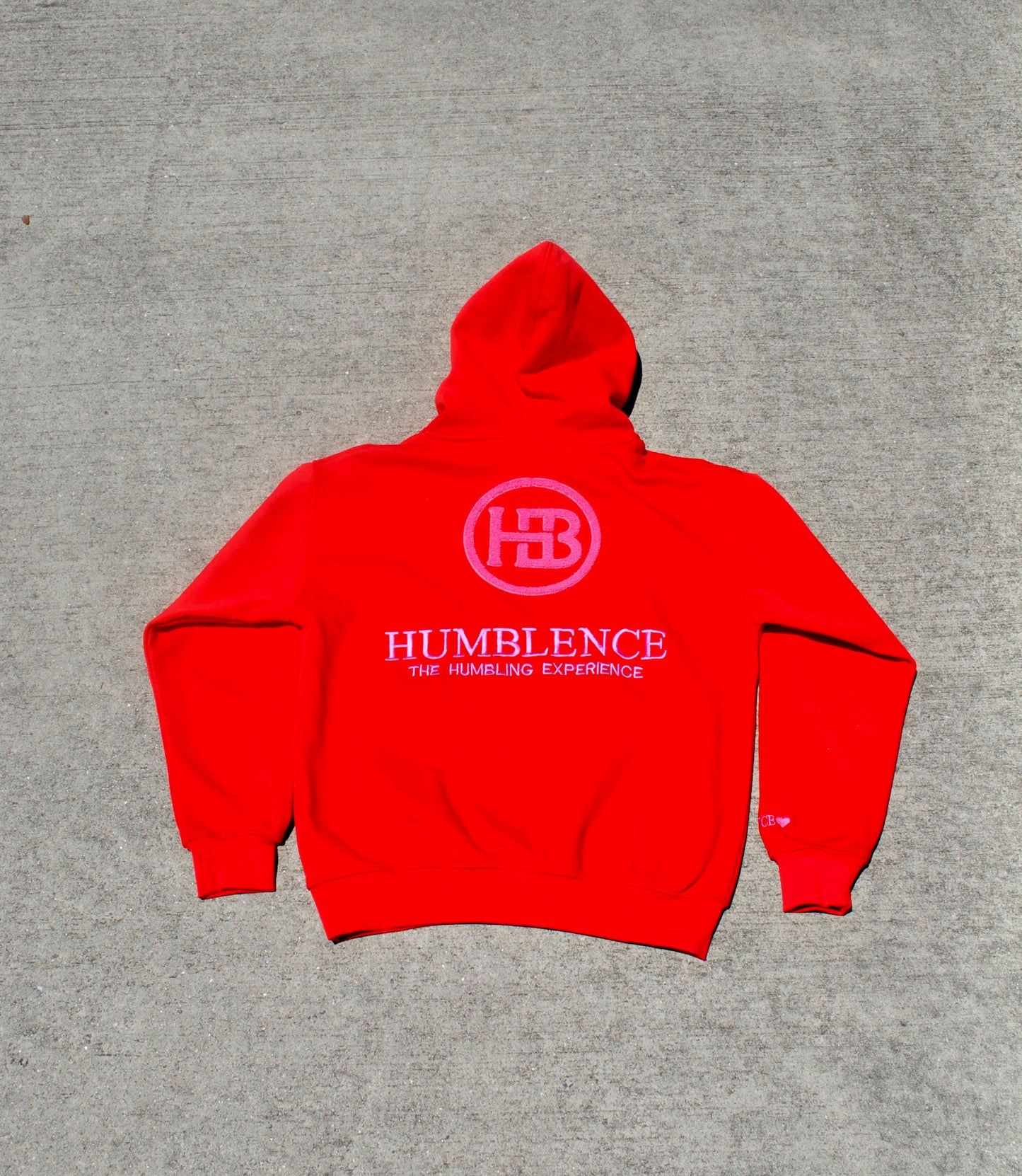 Sudadera con capucha roja de San Valentín