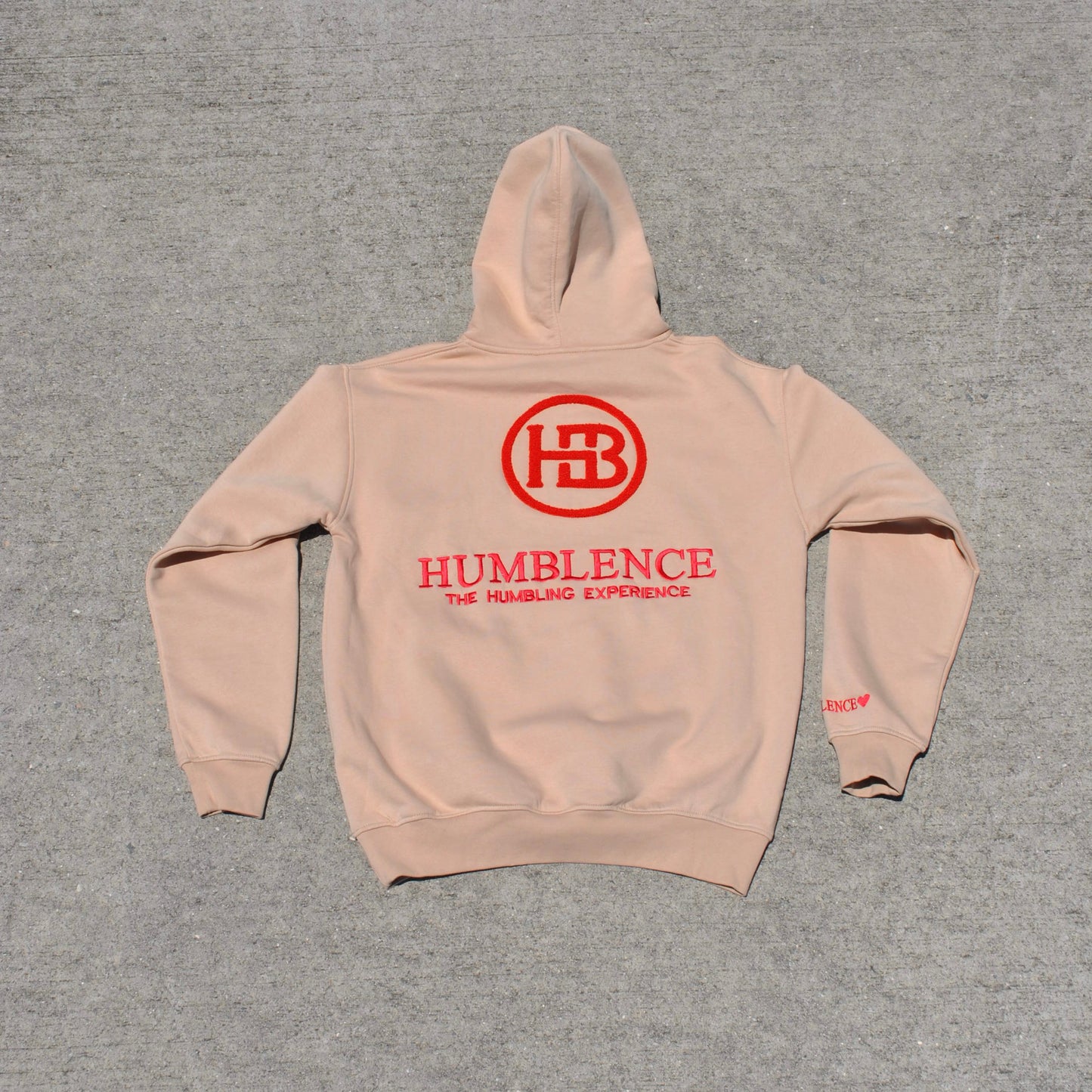 Sudadera con capucha marrón de San Valentín