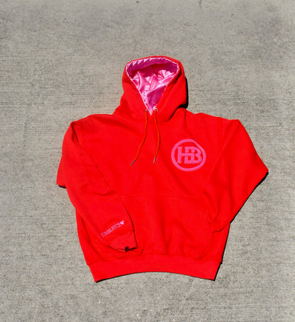 Red Humblence Heartline Hoodie