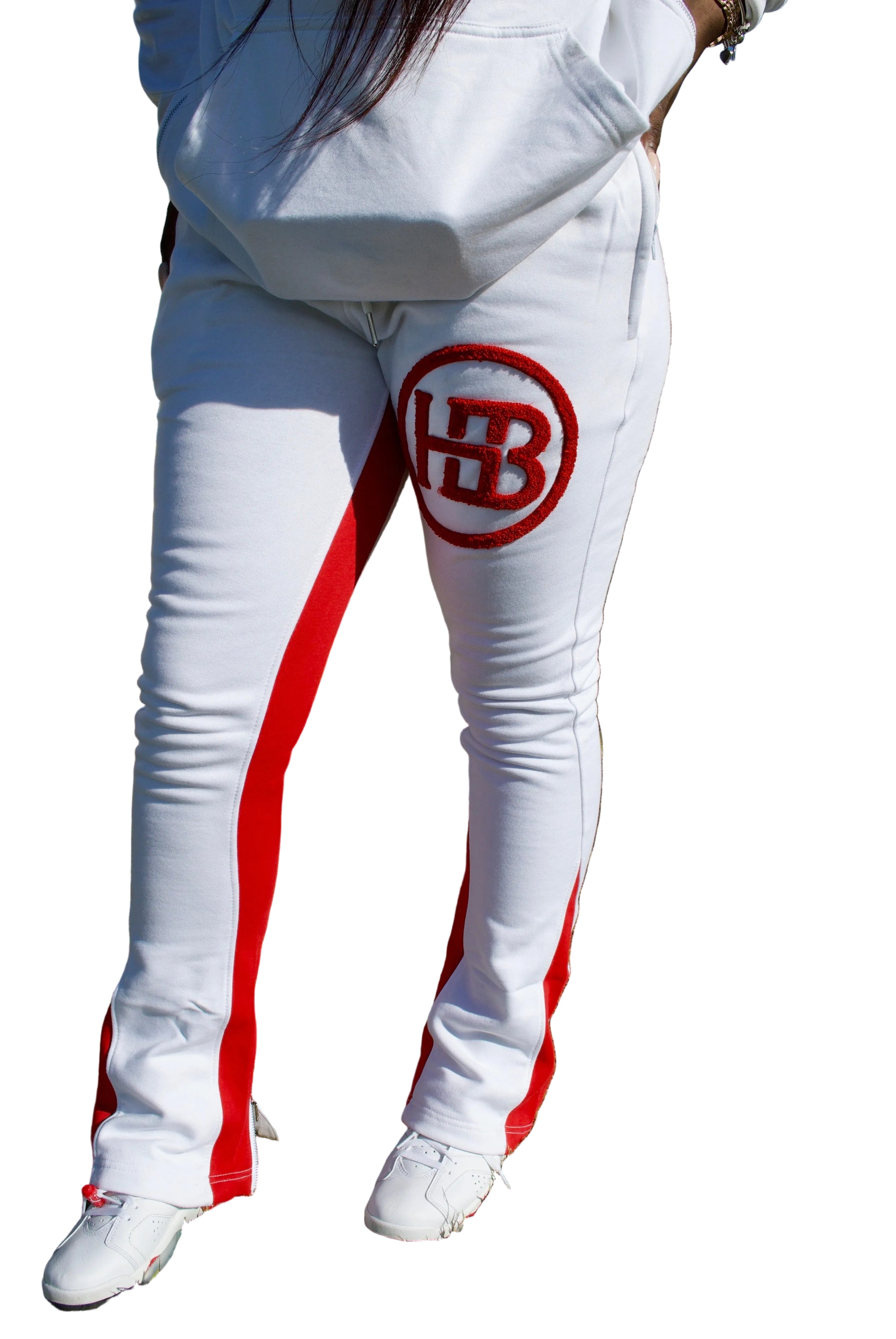 White/Red Sweatpants
