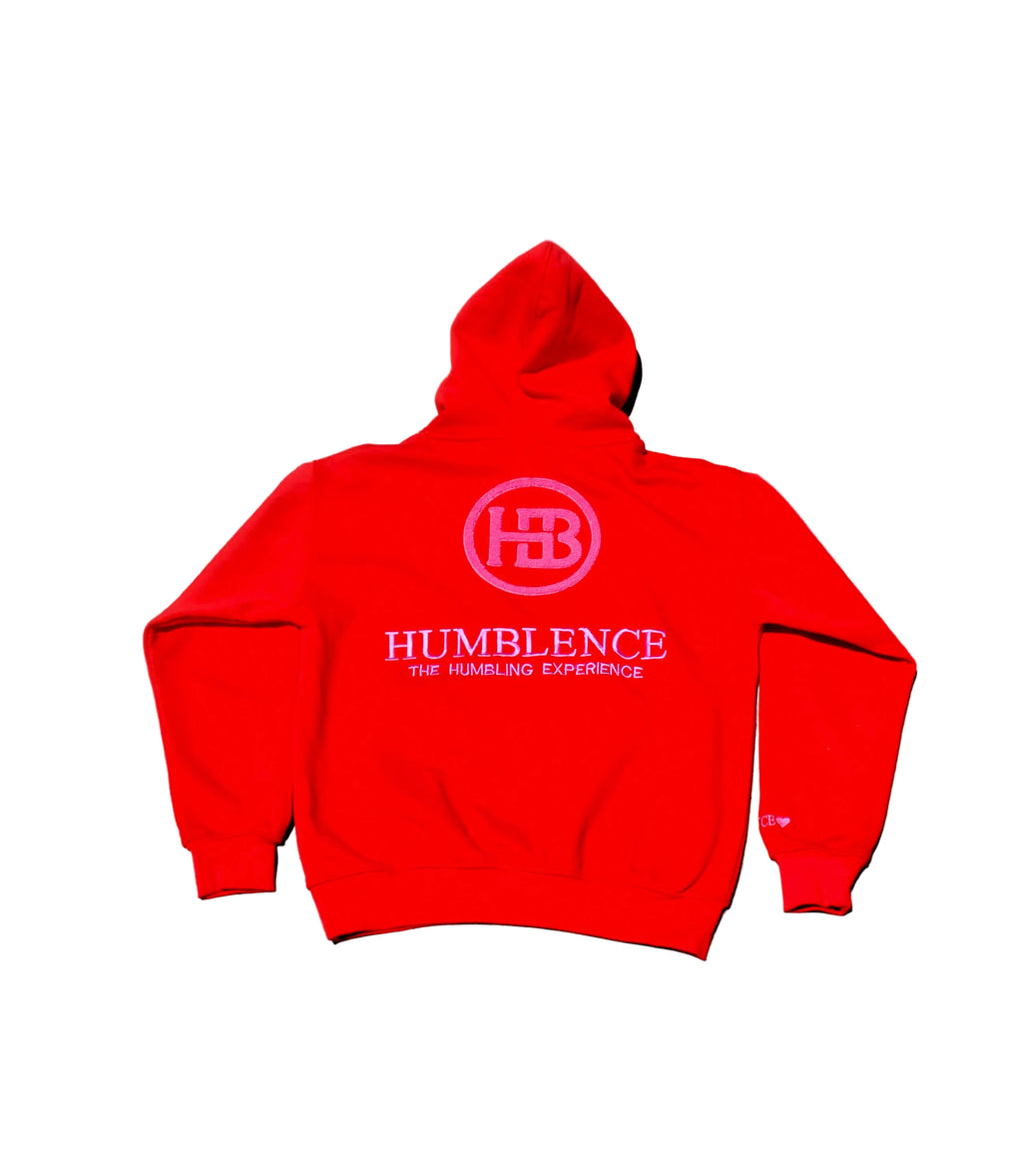 Red Humblence Heartline Hoodie