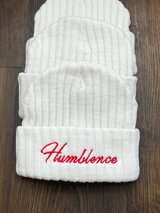 White Humblence Beanie