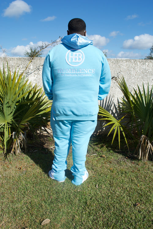 Sudadera con capucha azul Humblence